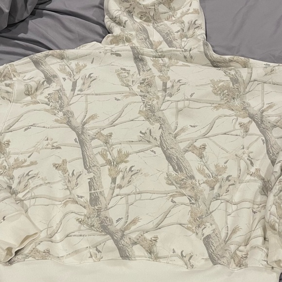 SOLD!! DB White Camo Hoodie - Picture 2 of 3